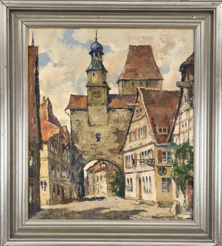 Gerhard Graf (1883-1960), pittore tedesco di paesa