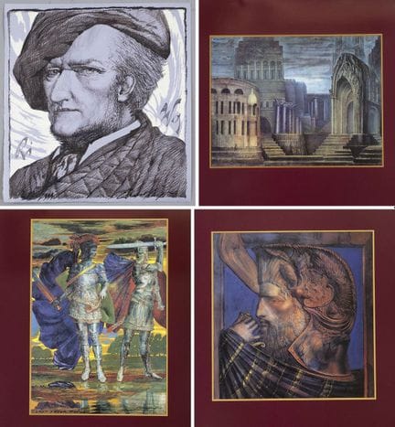 Ernst Fuchs (1930-2015), magnífica carpeta «Hommag