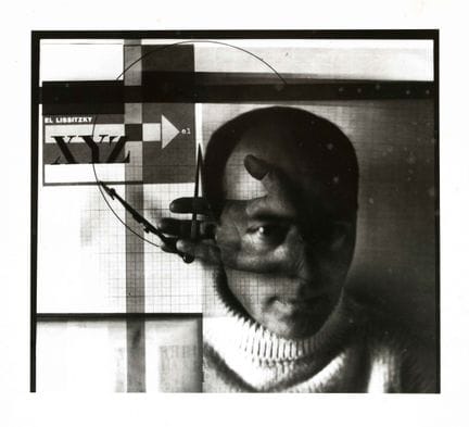 El Lissitzky (1890-1941), Autoritratto, 1924, stam