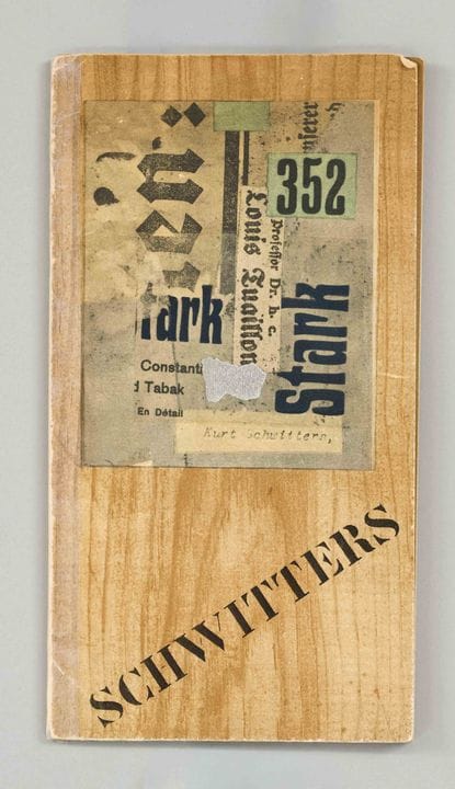 Kurt Schwitters (1887-1948), «Collages», folleto/c
