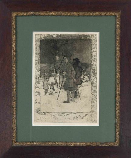 Heinrich Vogeler (1872-1942), Wintermärchen, 1909,