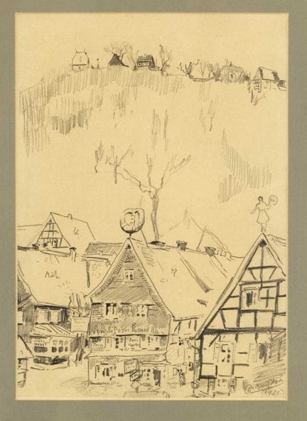 Richard Bloos (1878-1957), Impressionistisch beein