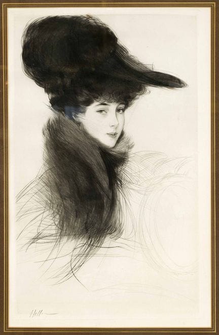 Paul César Helleu (1859-1927), Portrait der Consue