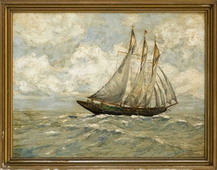 Fr. Schneider, pittore di scene marine, intorno al