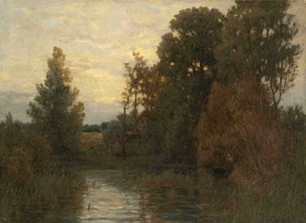 H.W. Busch, pittore paesaggista dei primi anni del