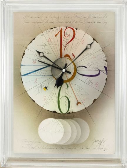 Alois Janak (1924-2024), «Bilderuhr», obra origina
