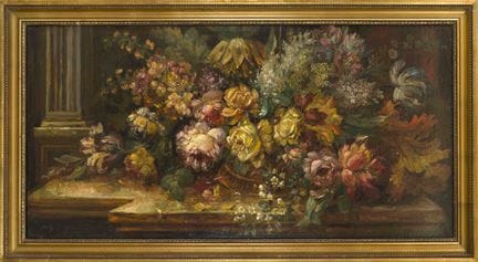 Louis Silas, pittore di fiori del XIX/XX secolo, g