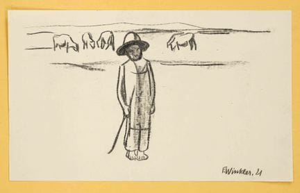Fritz Winkler (1894-1964), artista di Dresda, alli