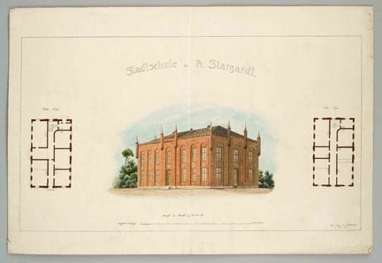 T. Quentin, Architekturzeichner um 1860, ''Stadtsc
