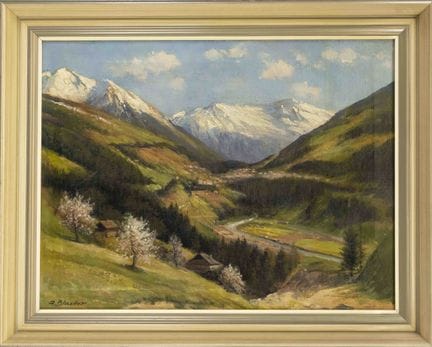 Albert Blaetter (1878-1935), pintor alemán, que tr
