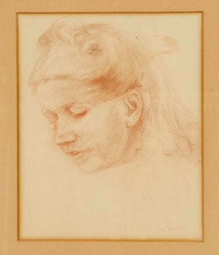 Lisel Oppel (1897-1960), Worpsweder Malerin, Portr