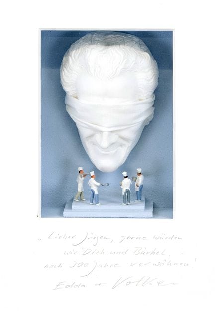 Volker Kühn (*1948), senza titolo, busto di un uom