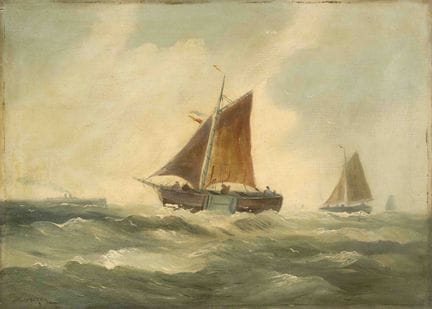 Hans Wacker-Elsen (1868-1958), «Día nublado en el 