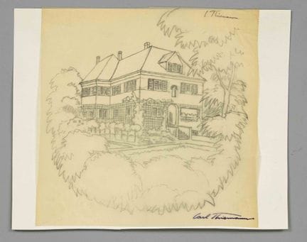 Carl Theodor Thiemann (1881-1966), due disegni a m