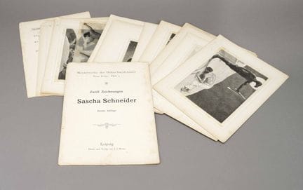 Sascha Schneider (1870-1927). « Douze dessins », t
