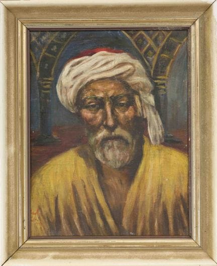 Artista desconocido, hacia 1940, retrato de un ára
