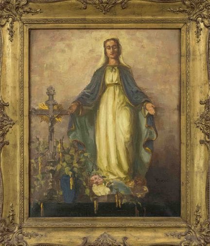 Firmato Pinkert, pittore tedesco del 1920 circa, n