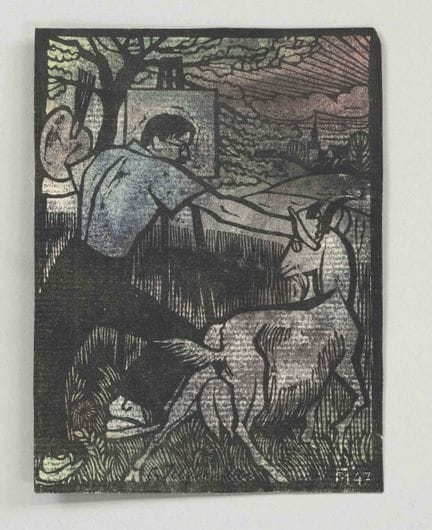 Conrad Felixmüller (1897-1977), «A maggio posso fi