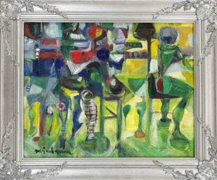 米格尔·戈麦斯（生于1954年），当代多米尼加艺术家，《Ellos de Vende》（？）——抽象