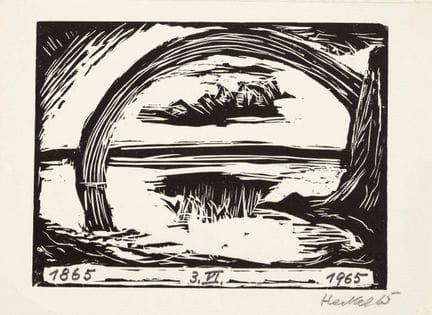 Erich Heckel (1883-1970), “Arcobaleno”, xilografia
