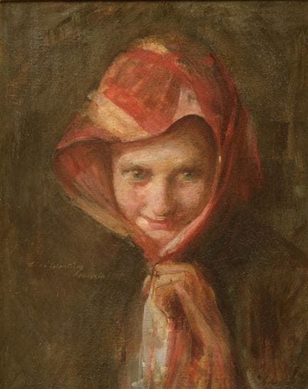 Lino Selvatico
Portrait de jeune fille, 1906, huil