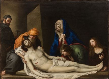 Lamentation sur le Christ mort École napolitaine, 