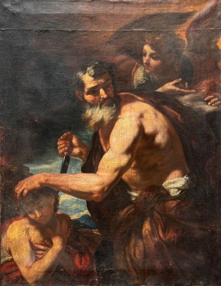 Le sacrifice d’Isaac École romaine, seconde moitié