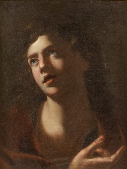 Saint en extase – École française, XVIIe siècle – 