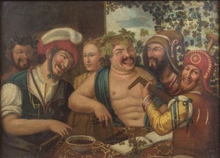 Niccolo  FRANGIPANE (disciple de)
Bacchus et ses m