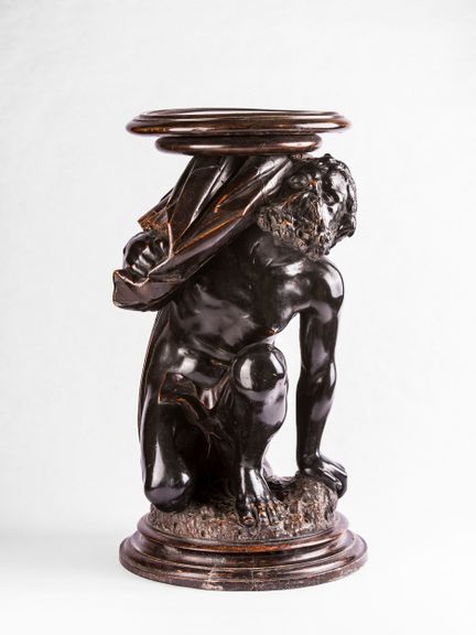 Sockel mit Atlas-Figur  Venedig, Ende des 18. – An