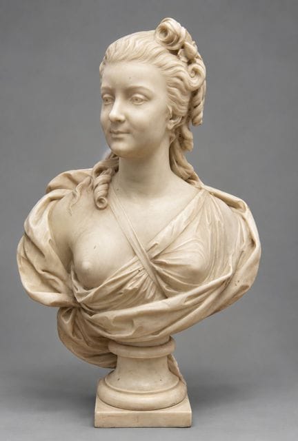 Busto di giovane donna  Francia, prima metà XIX se
