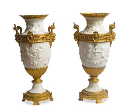 Paire de vases français, milieu du XIXe siècle   5