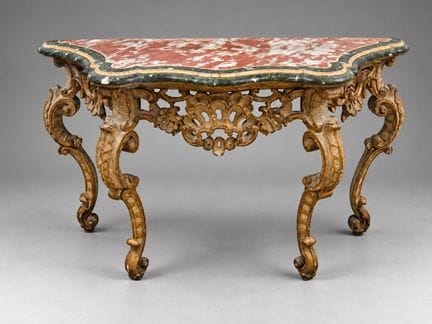 Große Konsole „Roma“, Stil Louis XV, Mitte des 18.