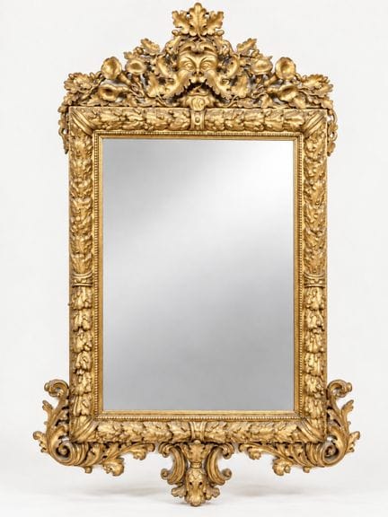 Important miroir toscan, style Louis XV, milieu du