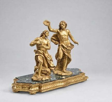 Ercole Ferrata (Werkstatt von)
Die Taufe Christi z