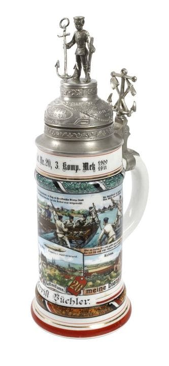 Chope de réserviste du bataillon du génie de Metz
