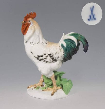 Meissen, figurine d'animal Art nouveau « Coq »

Fa