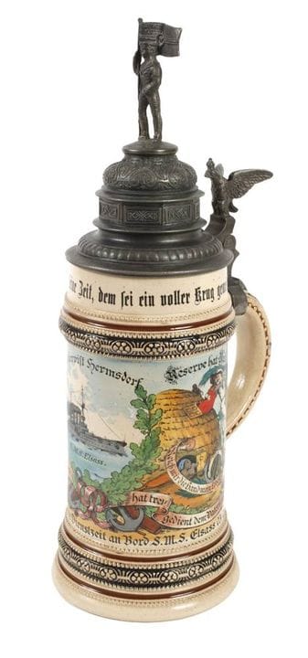 Chope de réserviste de la Marine, S.M.S. Elsass
po