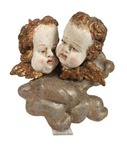 Carved angel’s head
probably Italy, 18th century, 