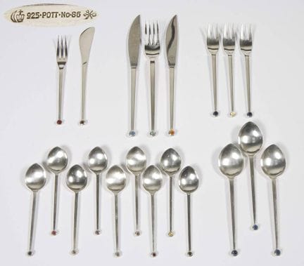 Service de couverts design 20 pièces, création de 