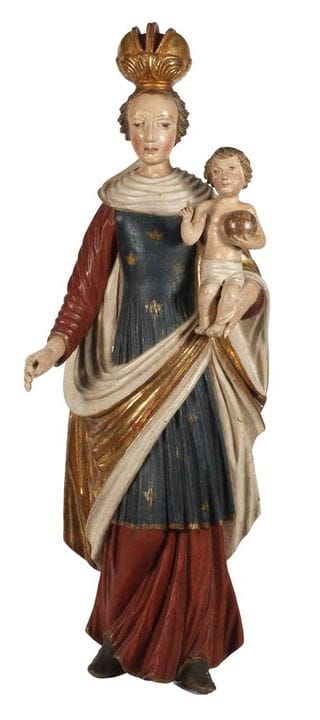 Vierge à l'Enfant
probablement XVIIe siècle, bois 