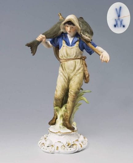 Meissen, figurine Art nouveau « Pêcheur »

Fabriqu