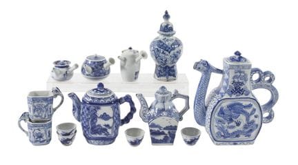 Assortment of porcelain
19th/20th century, partly 