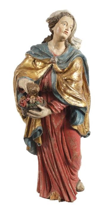 Sainte Élisabeth de Thuringe
XVIIIe siècle, bois d
