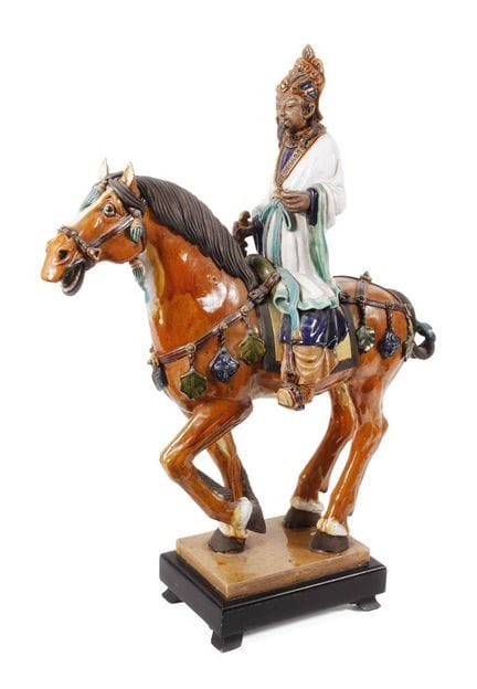Tang-style equestrian figure
20th century, unmarke