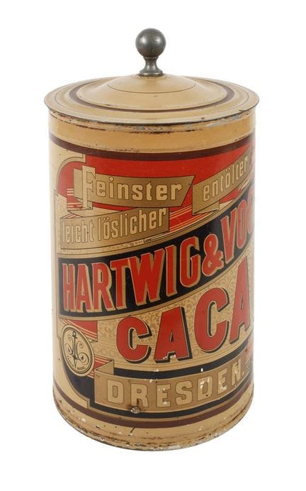Hartwig & Vogel promotional tin
Early 20th century