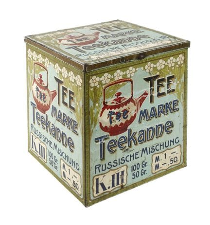 Promotional teapot tin
Early 20th century, no make