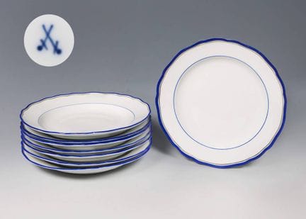 Meissen, lot de 8 assiettes à dessert

Fabrication