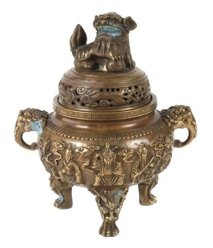 Incense burner
20th century, marked on the base, b