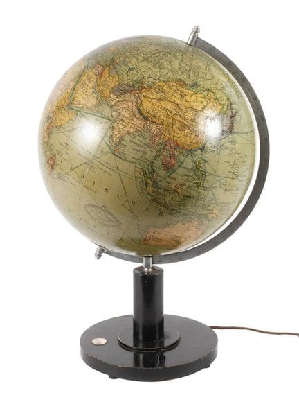 Illuminated table globe
Mid-20th century, marked ‘